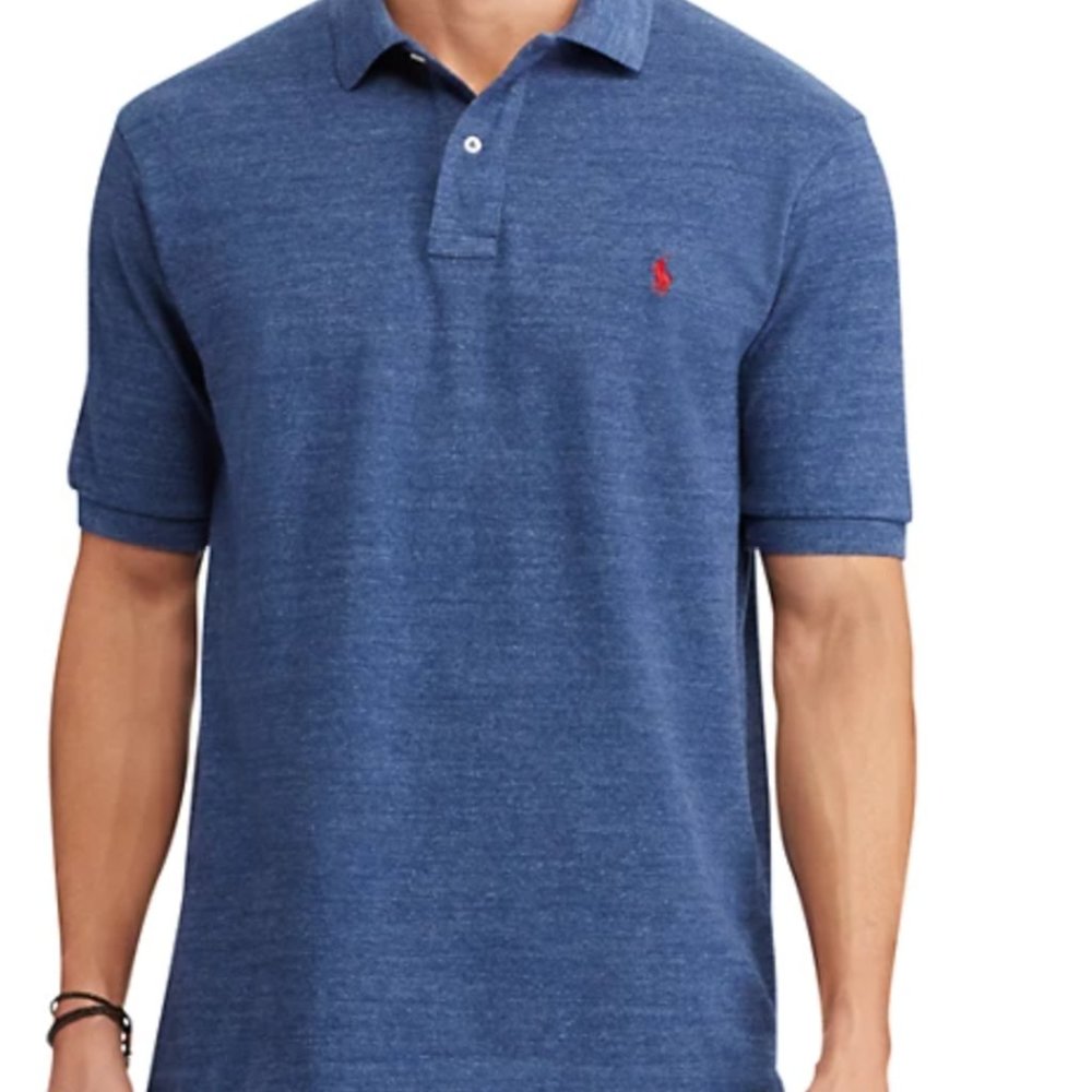 (Unused!) Polo Ralph Lauren Royal Blue Mesh Polo Shirt Size 3LT